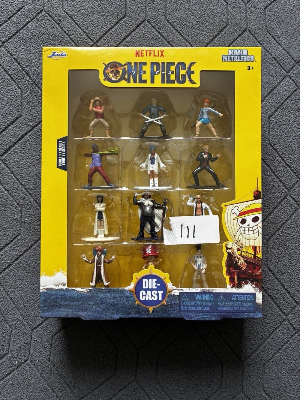 2026 Netflix One Piece Die-Cast Nano Metalfigs Jada 12 Pack Figures
